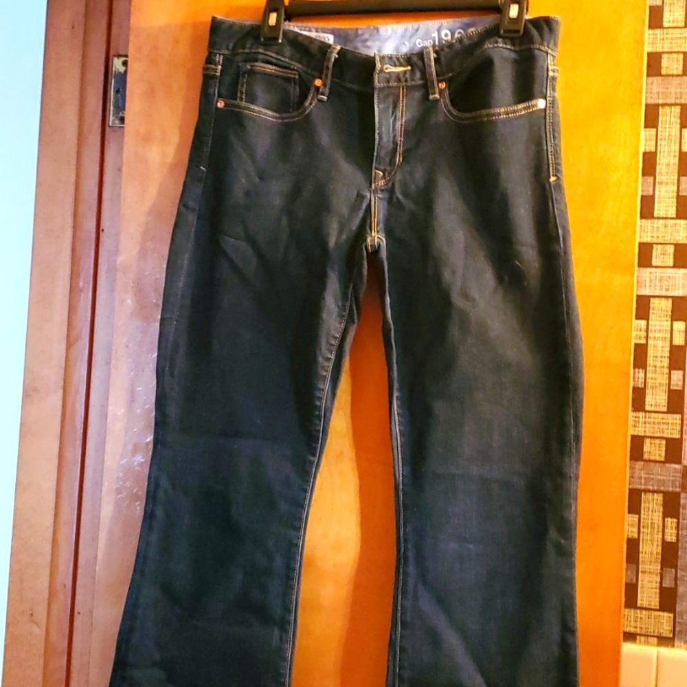 Gap 1969 jeans. Dark wash.  Size 30/10 regular. Curvy.
